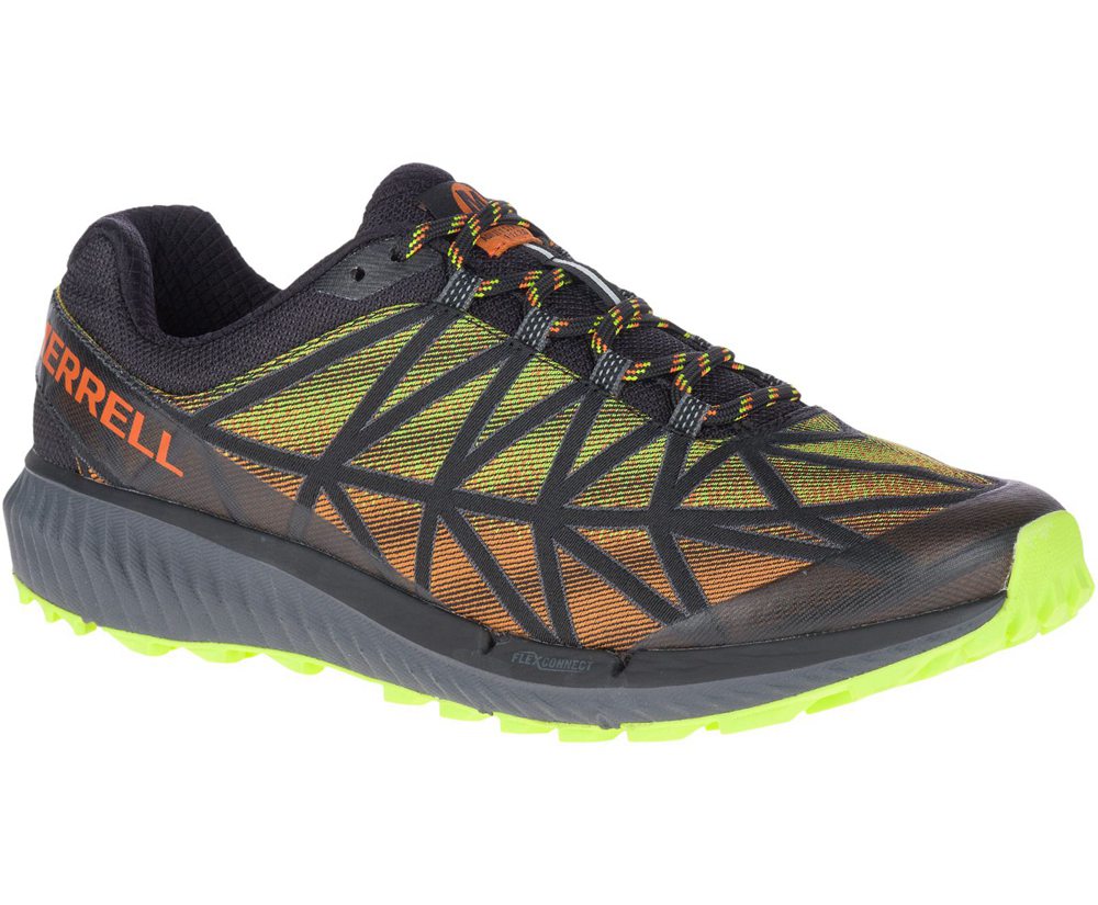 Buty Sportowe Merrell Męskie Czarne/Zielone - Agility Synthesis 2 - 643258-UCI